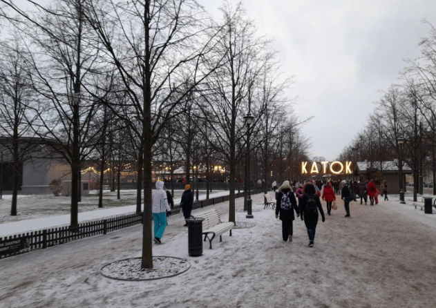 Каток в Новой Голландии