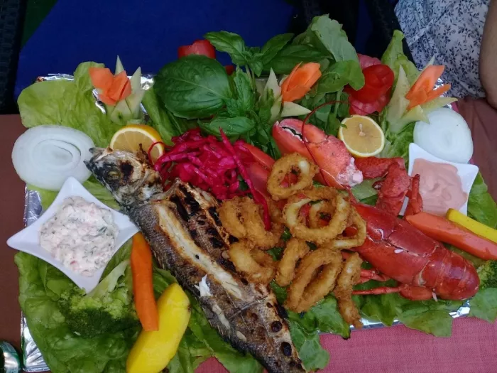 Рыбный ресторан "Belek Deniz Restaurant".