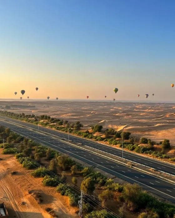 Полёты на воздушном шаре "Balloon Adventures Dubai"