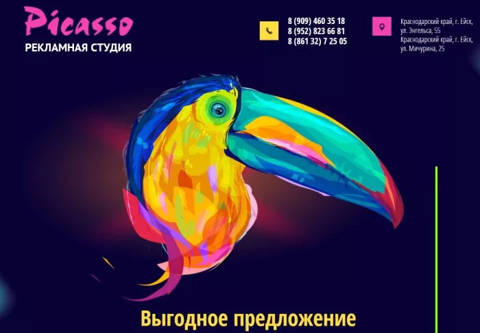 Рекламная студия "Picasso"