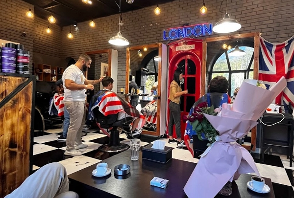 London barbershop.