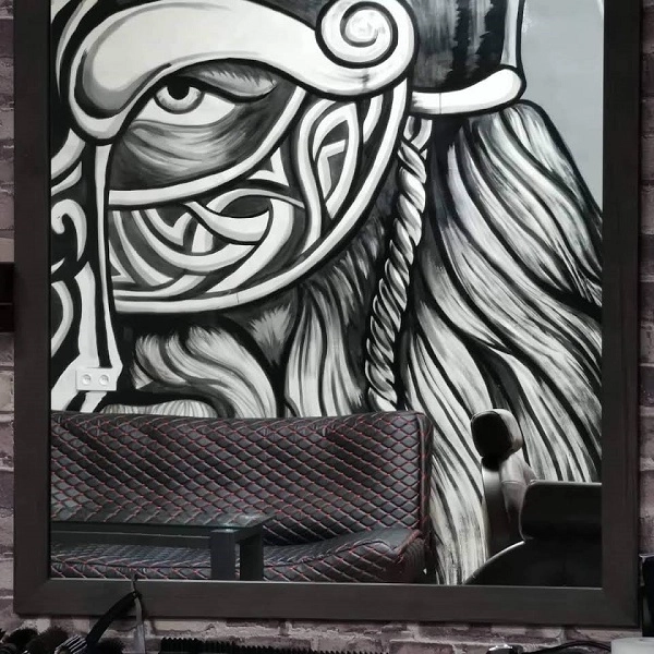 Vikings Barbershop.