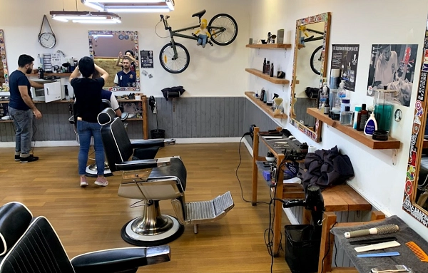 Dude's Barbershop.