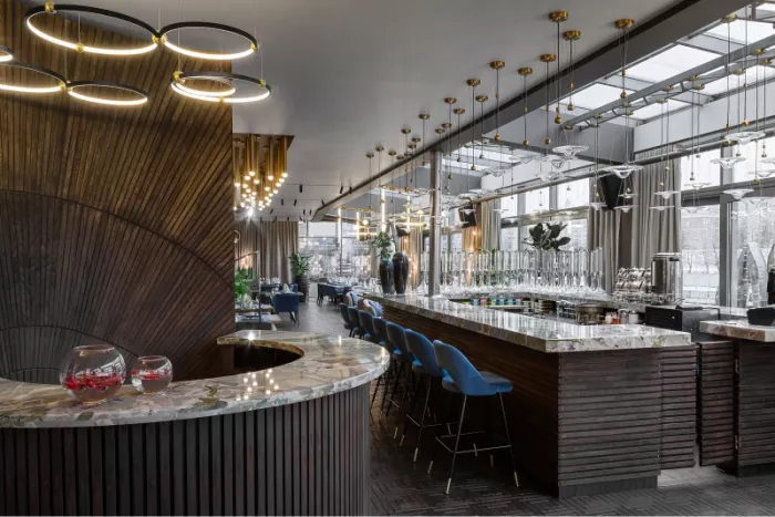 "BambooBar" в Москва Сити.
