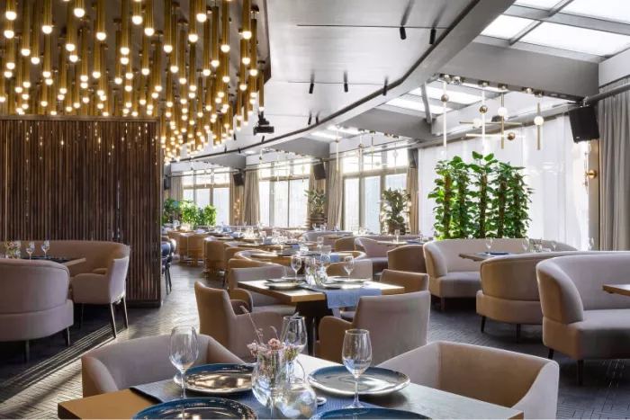 "BambooBar" в Москва Сити.