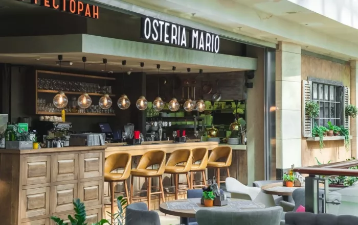 Домашний итальянский ресторан "Osteria Mario".
