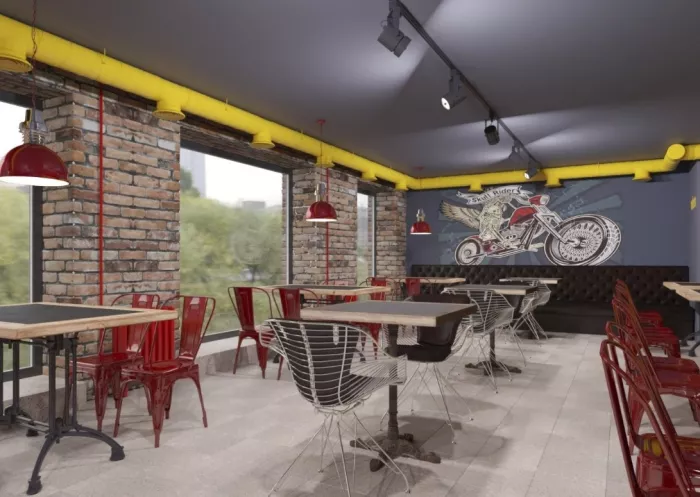 Служба доставки "Bikers Pizza & Rolls"