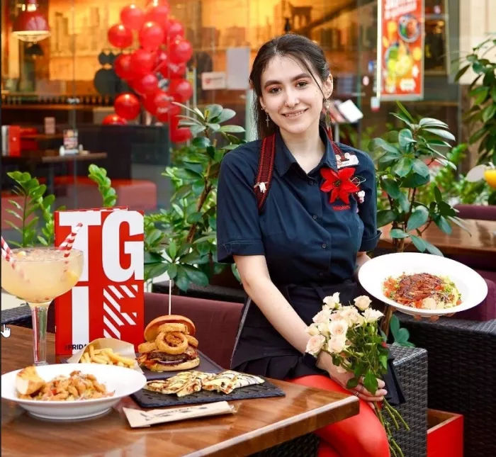 Ресторан американской кухни "Tgi fridays".