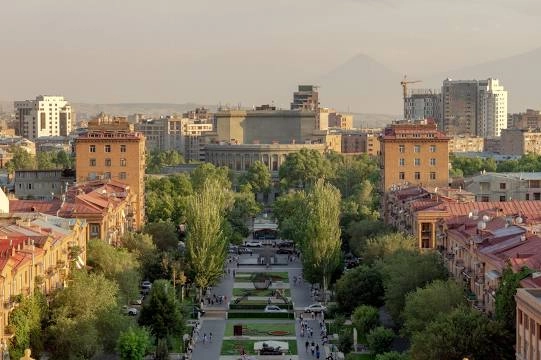 Музей под открытым небом в Ереване "Каскад".