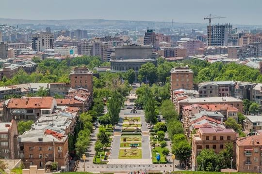 Музей под открытым небом в Ереване "Каскад".