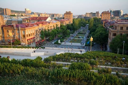 Музей под открытым небом в Ереване "Каскад".