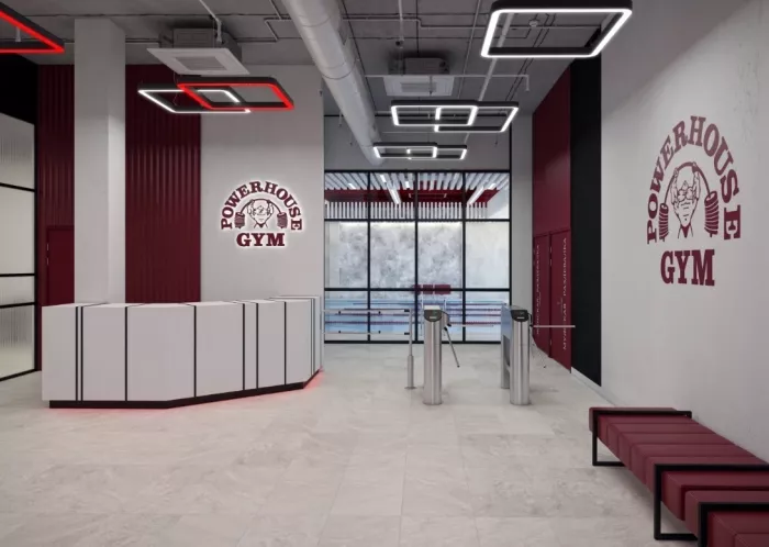 Фитнес-клуб "Powerhouse gym".