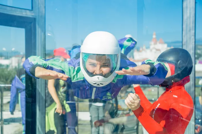 Полеты в аэротрубе "Blast off".