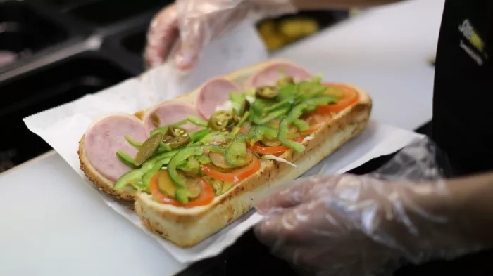 Сеть ресторанов быстрого питания "Subway".