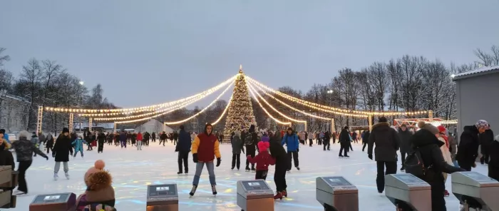 Ледовый каток "Зимний каток Центральный парк культуры и отдыха им. С.М. Кирова"
