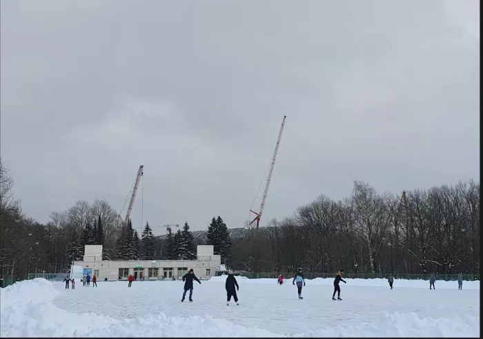 Каток в Парке Победы