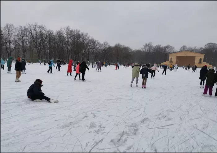 Каток в Парке Победы