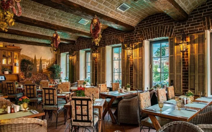 Итальянский ресторан "Villa della Pasta".
