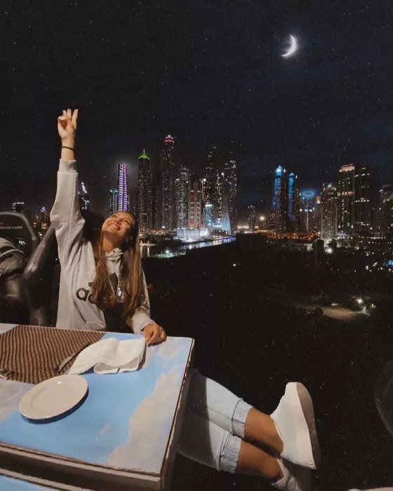 Ресторан "Dinner in the sky Dubai"