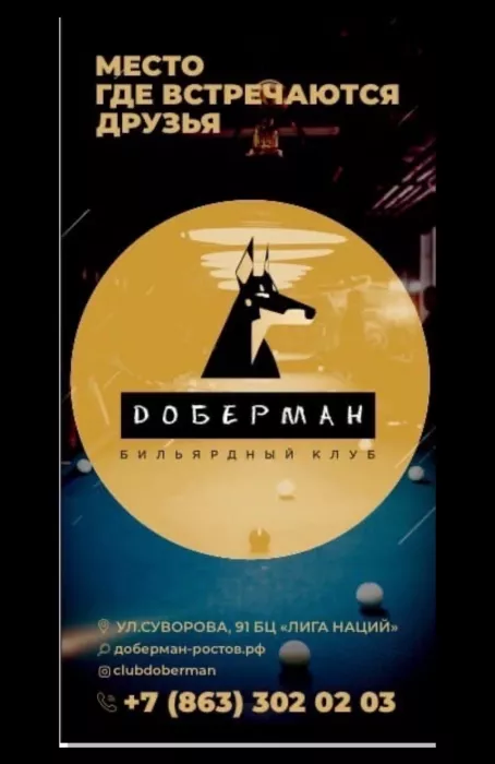 Бильярд "Доберман"