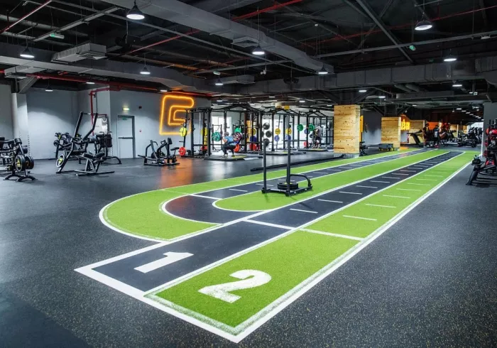 Фитнес зал "GymNation Motor City"