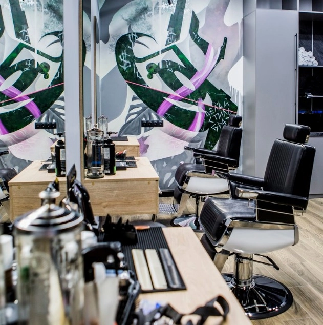 "SDF MEN" BARBERSHOP.