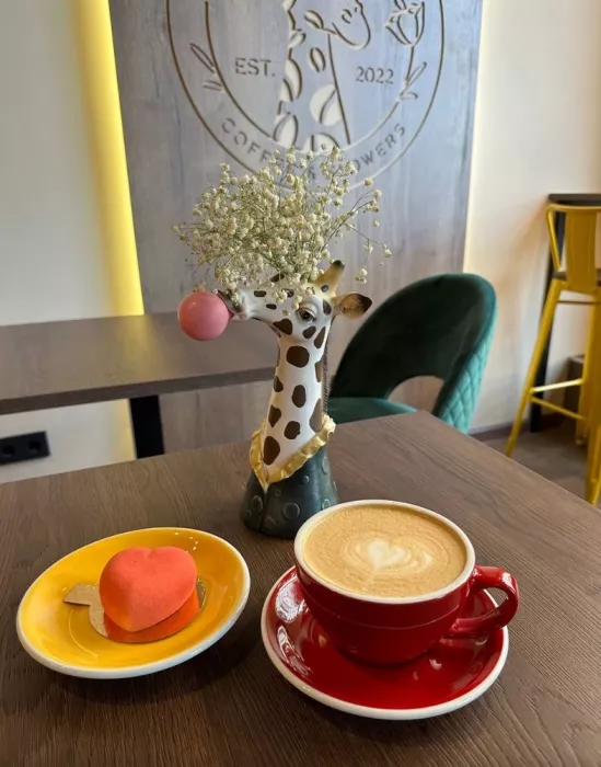 Coffee & Flowers "Giraffe".