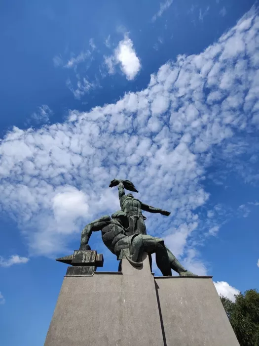 Смотровая площадка в микрорайоне Ленгородок. 