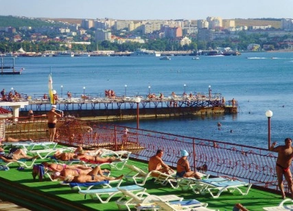 Пляж санатория Ломоносова