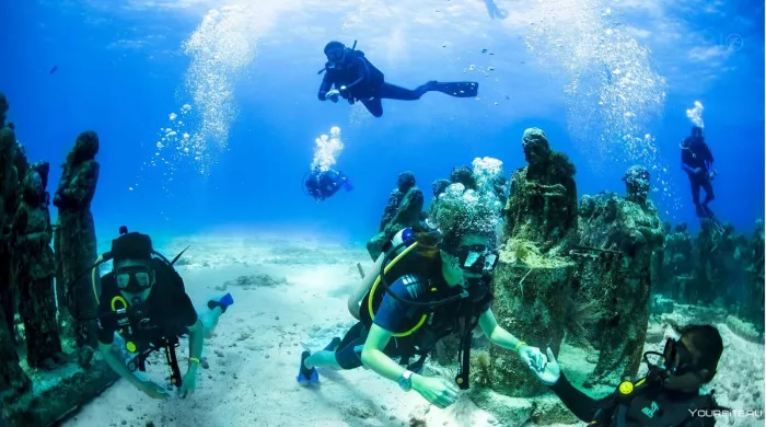Дайвинг "Deep Dive Dubai"