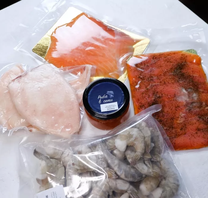 Магазин морепродуктов "Рыба в сети"