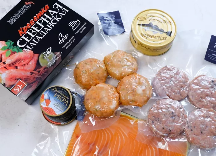 Магазин морепродуктов "Рыба в сети"