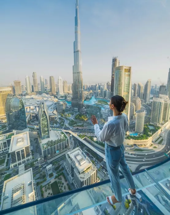 Смотровая площадка и аттракцион "Sky Views Dubai"