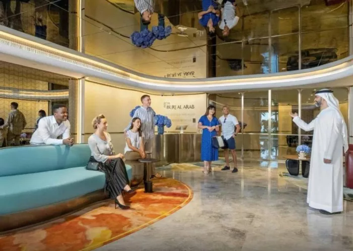 Экскурсия по отелю "Burj Al Arab"