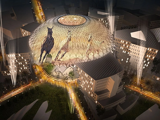 Площадь «Al Wasl Plaza» в "сердце" района Expo City