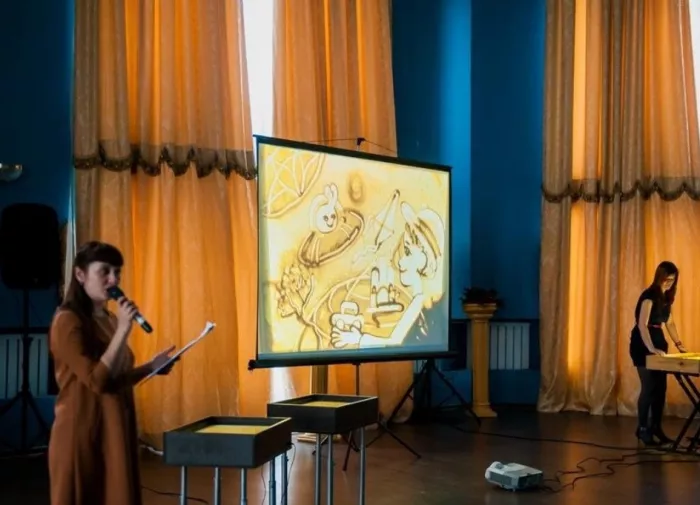 Студия рисования песком
