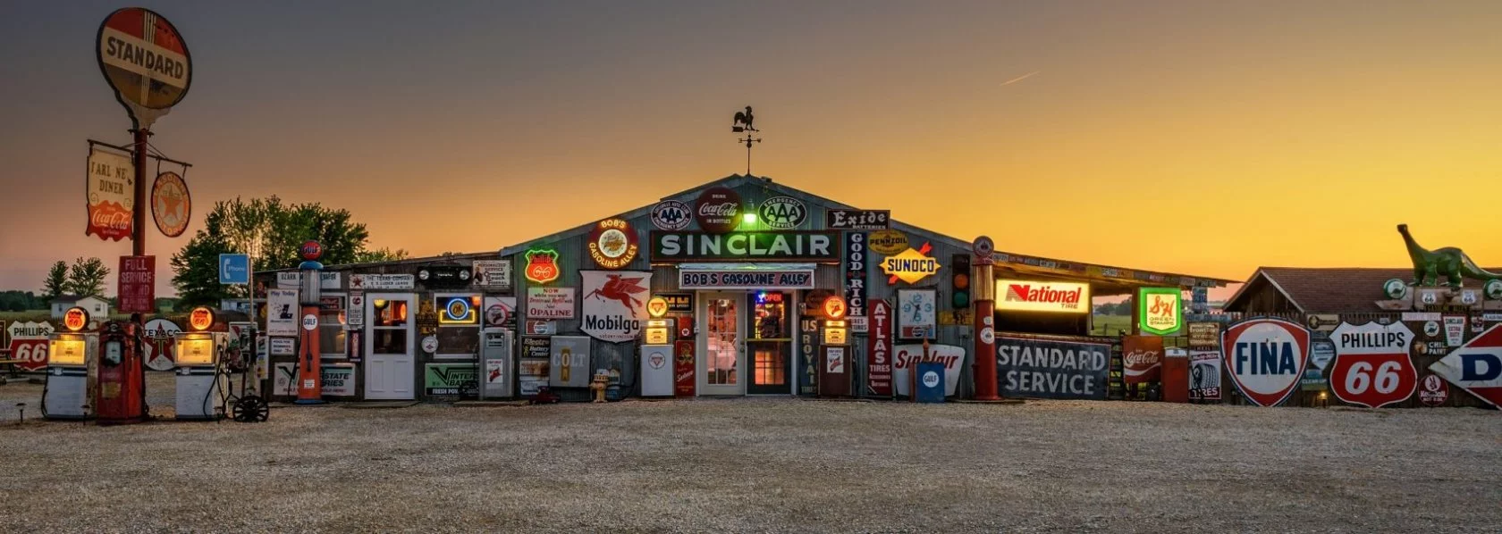 Интерактивный музей ретро-автомобилей "Route 66"