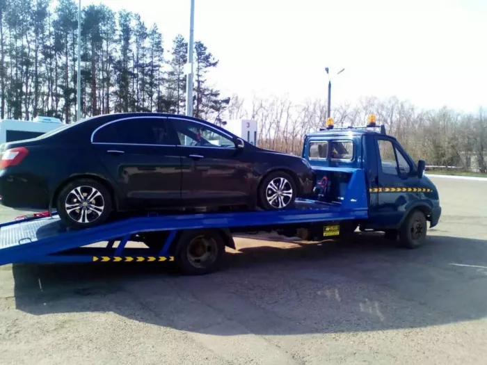 Эвакуация автомобилей "Эвакуатор площадка-кран манипулятор"